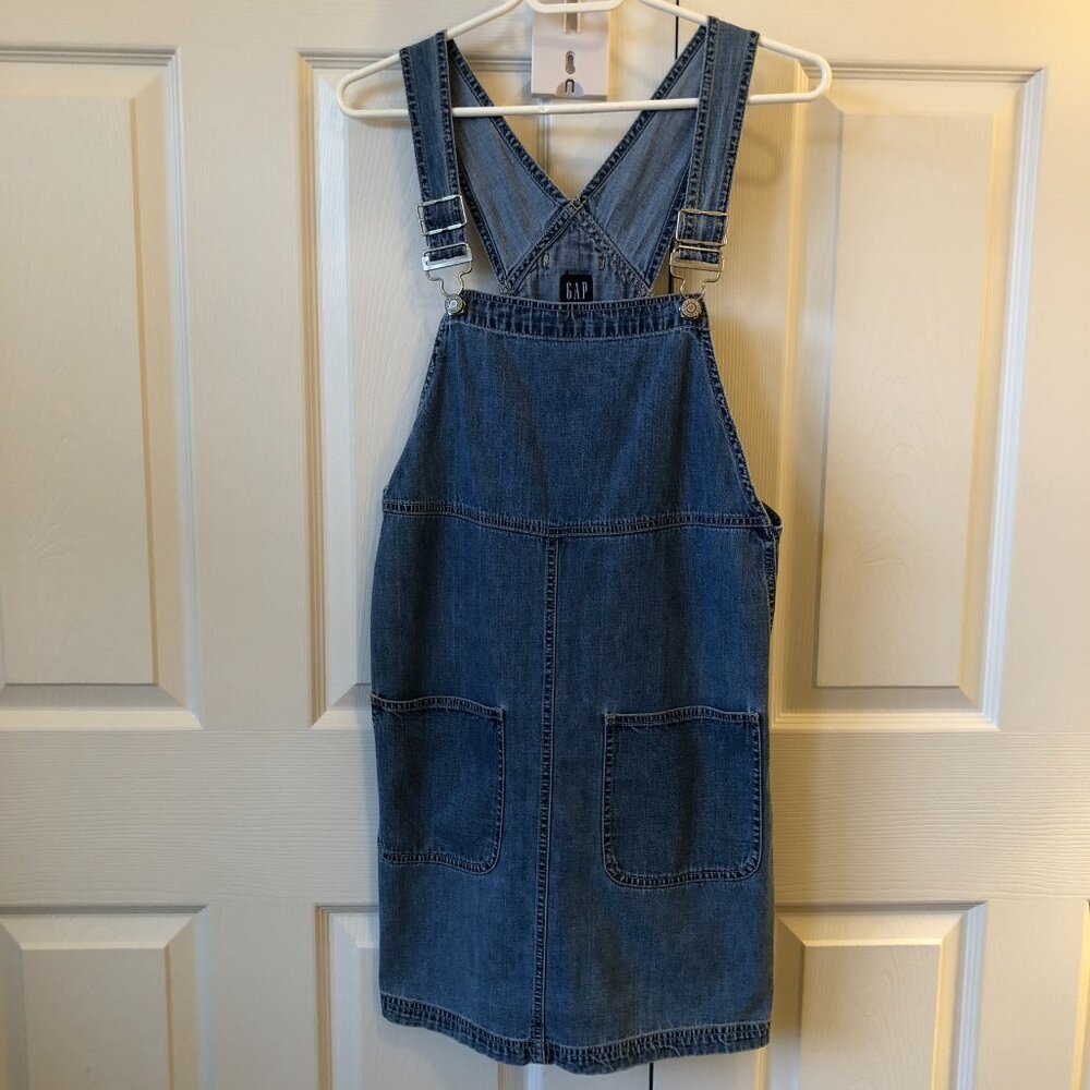 Vintage 90s Gap Denim Jean Overall Jumper Size S